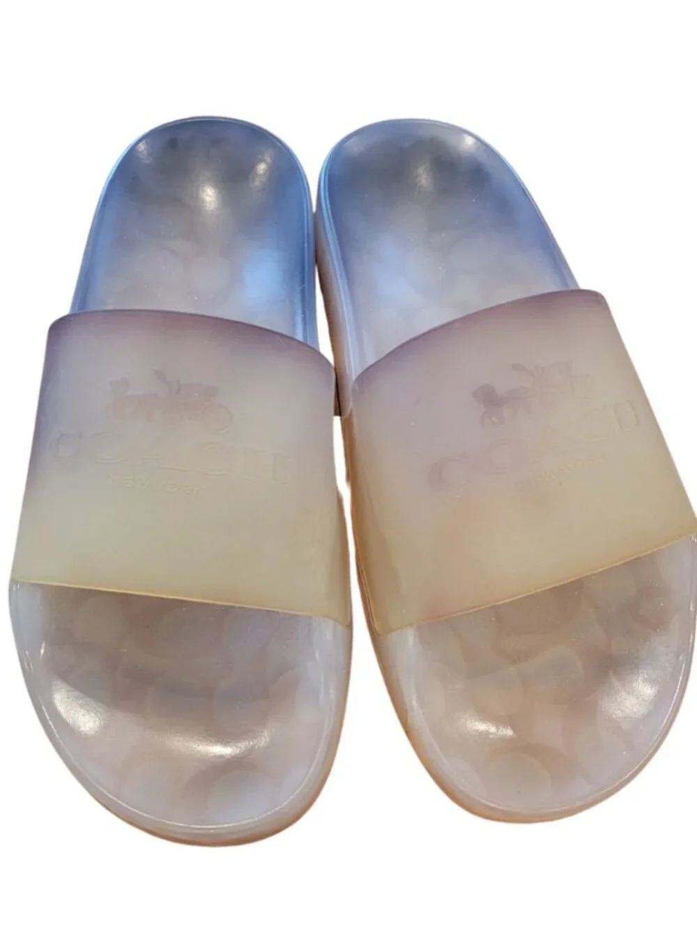 Coach Ulyssa Slide, soft Jelly Slide/Slip On Shoes